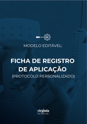 Capa da ficha de registro de aplicação